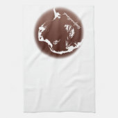 Serviette de thé de chien personnalisée pour la se (Vertical)