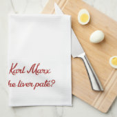 Serviette de thé de citation de Karl Marx Downton (Quart Plié)