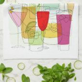 Serviette de thé de cocktails (Plié)