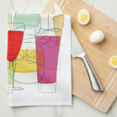 Serviette de thé de cocktails (Quart Plié)