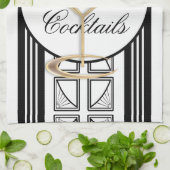 Serviette de thé de cocktails d'art déco (Plié)