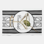 Serviette de thé de cocktails d'art déco (Horizontal)