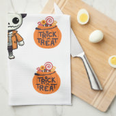 Serviette de thé de cuisine Halloween (Quart Plié)