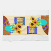 Serviette de thé de cuisine tournesol (Horizontal)