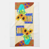 Serviette de thé de cuisine tournesol (Vertical)