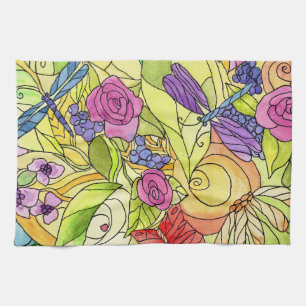 SERVIETTE DE THÉ DE JARDIN
