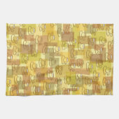 Serviette de thé de Joe de tasses de thé (Horizontal)