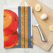 Serviette de thé de jus de pomme (Quart Plié)