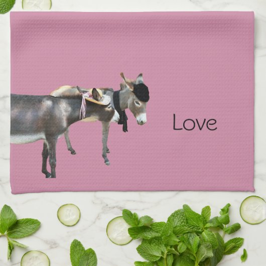 Serviette de thé de Katy et Stuart (Plié)