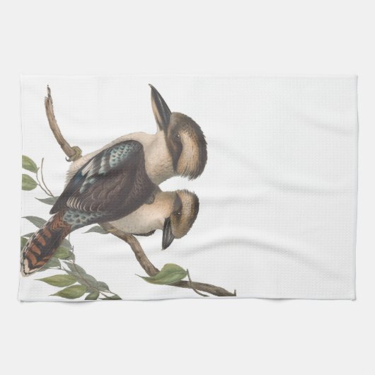 Serviette de thé de Kookaburra (Horizontal)