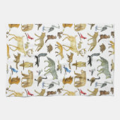 Serviette de thé de la faune des Grands Lacs (Horizontal)