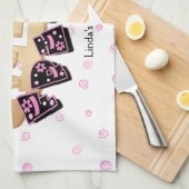 Serviette de thé de la pâte de biscuit d'amis (Quart Plié)