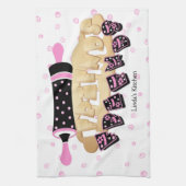 Serviette de thé de la pâte de biscuit d'amis (Vertical)
