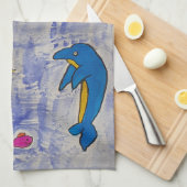 Serviette de thé de l'île Mermaid (Quart Plié)