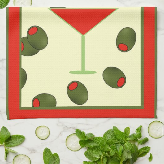 Serviette de thé de Martini (Plié)