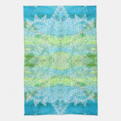 Serviette de thé de Paisley de batik d'aquarelle (Vertical)