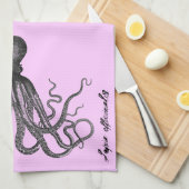 Serviette de thé de seiches (Quart Plié)