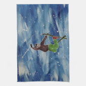 Serviette de thé de ski (Vertical)