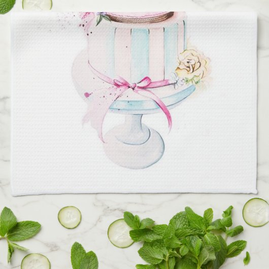 Serviette de thé de temps de thé de cuisine (Plié)