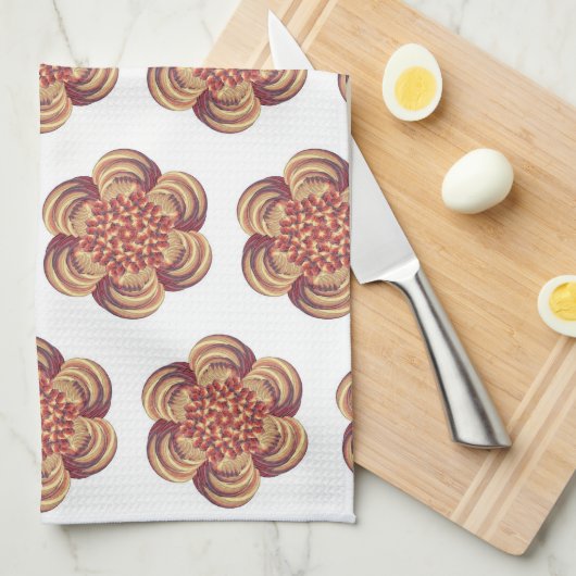 Serviette de thé design Fig frais (Quart Plié)