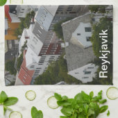 Serviette de thé d'Islande de Reykjavik (Plié)