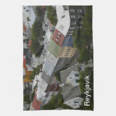 Serviette de thé d'Islande de Reykjavik (Vertical)