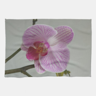 Serviette de thé d'orchidée