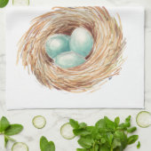 Serviette de thé du nid de Robin (Plié)