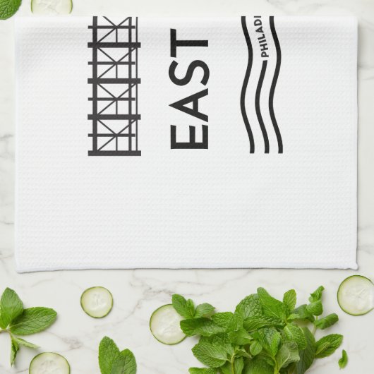 Serviette de thé East Falls (Plié)