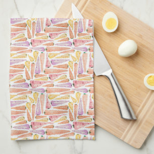Serviette de thé en carottes