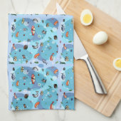 Serviette de thé en sushi (Quart Plié)