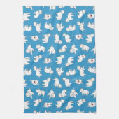 Serviette de thé espiègle de Westies (Vertical)