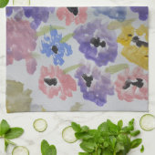 Serviette de thé Fleur sauvage d'été (Plié)