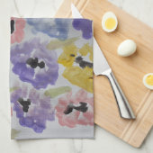 Serviette de thé Fleur sauvage d'été (Quart Plié)