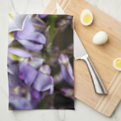 Serviette de thé florale de cuisine de jolie fleur (Quart Plié)