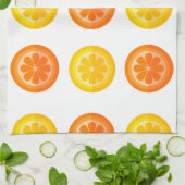 Serviette de thé frais Citrus (Plié)