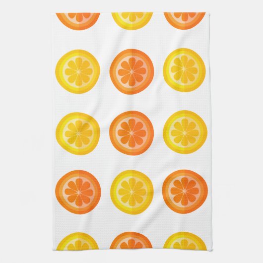 Serviette de thé frais Citrus (Vertical)