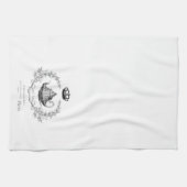 Serviette de thé française vintage de théière (Horizontal)