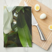 Serviette de thé grandiflora de magnolia (Quart Plié)
