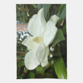 Serviette de thé grandiflora de magnolia (Vertical)