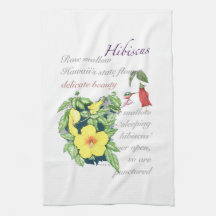 Serviette de thé Hibiscus