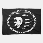 Serviette de thé indigène d'ours d'art de (Horizontal)