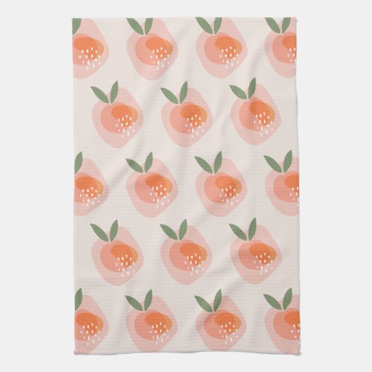 Serviette de thé juste de pêche (Vertical)