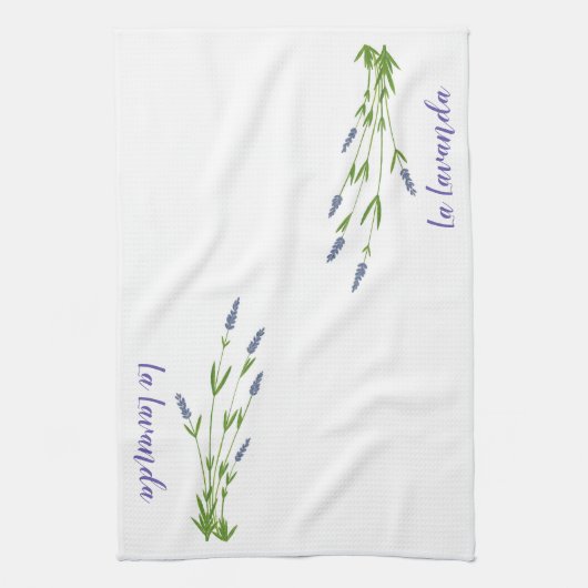 Serviette de thé La Lavanda (Lavender) (Vertical)