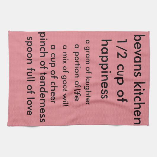 serviette   de thé la vie (Horizontal)