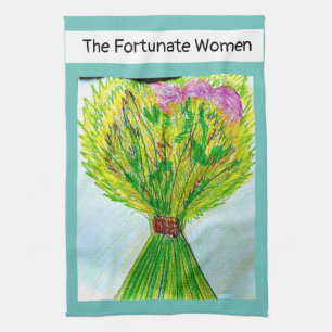 Serviette de thé Les Femmes Heureuses