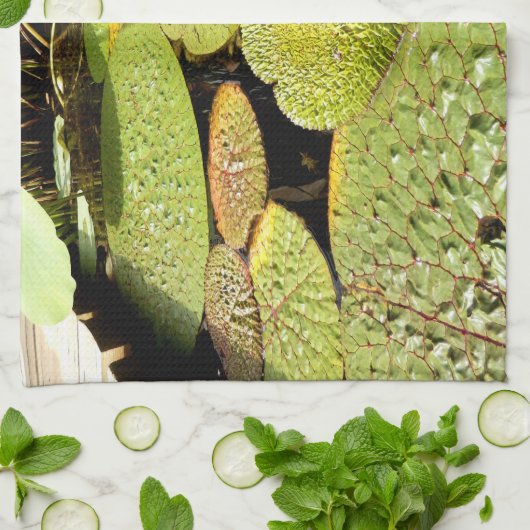 Serviette de thé Lily Pads (Plié)