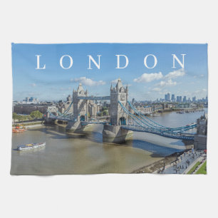 Serviette de thé London Tower Bridge