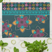 Serviette de thé marocaine de conception de (Plié)