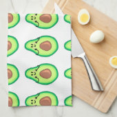Serviette de thé mignonne d'avocat (Quart Plié)